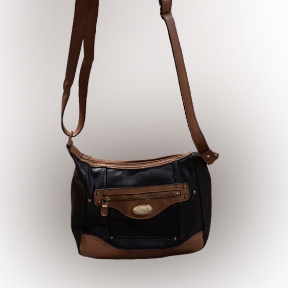 BOC Black and Brown Crossbody Bag - Picture 2 of 10